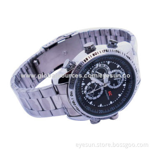 HD 1,280 x 960P Night Vision Watch Camera, Motion Sensor and Waterproof from 30m Deep Water